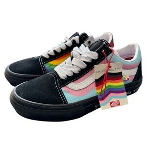 Vans Youth Skate Old Skool Pride LGBTQ+ Skateboarding 4 All Size 4.5 (Men’s 4.5)